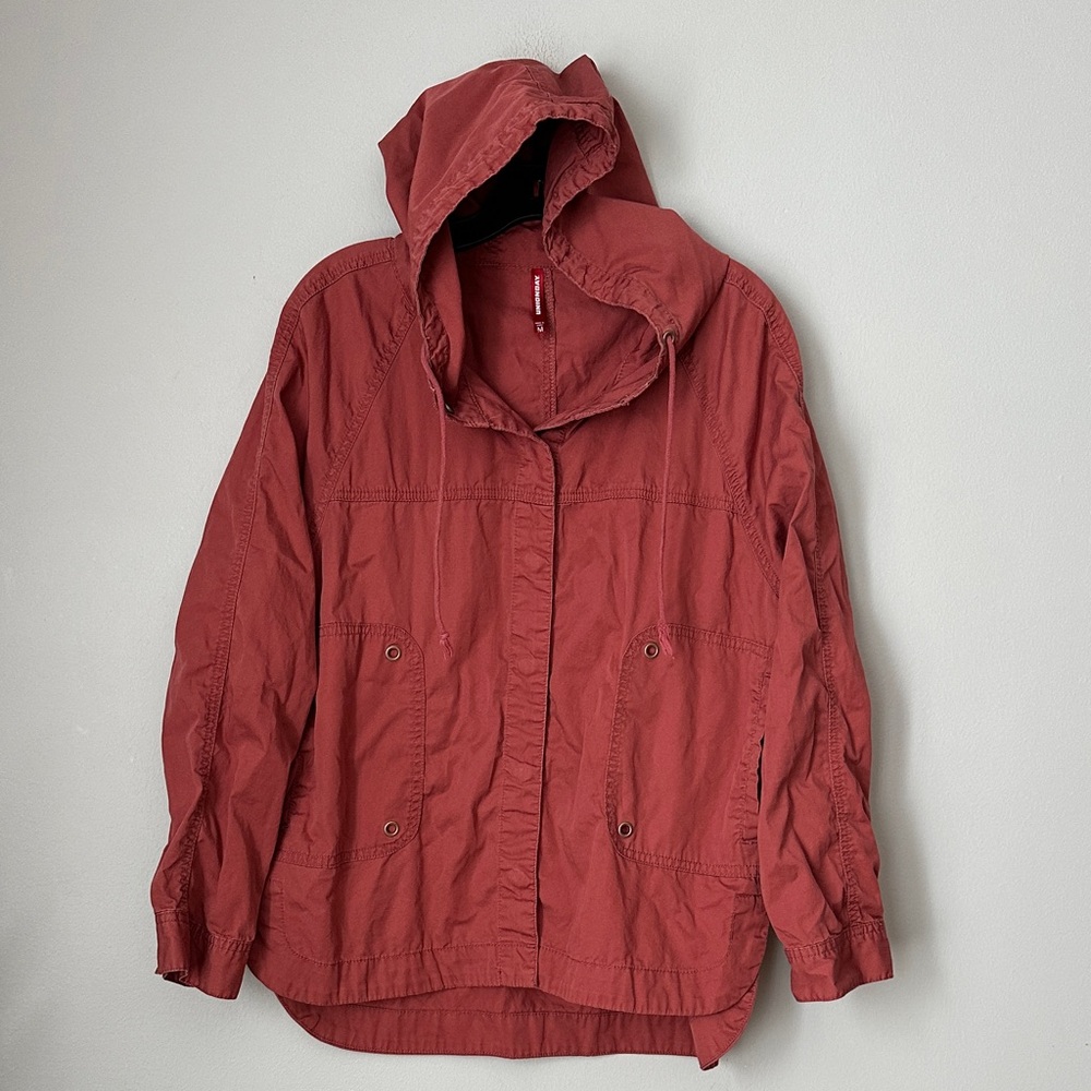 Union Bay Rust Color Cotton Hooded Jacket size M